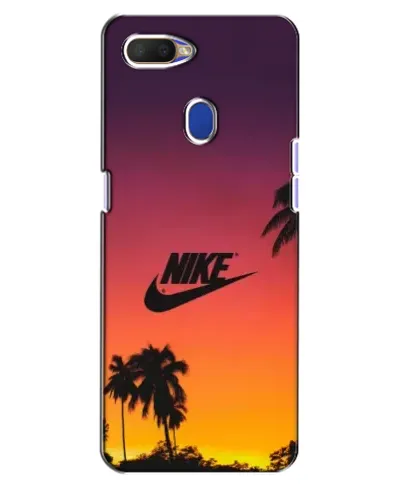 Чохол для OPPO A5s з картинкою «Nike на заході сонця»