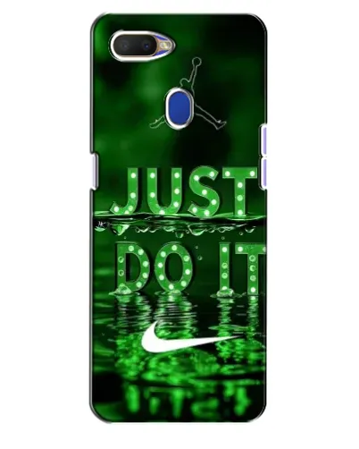 Чохол для OPPO A5s з картинкою «Зелений неоновий Nike»