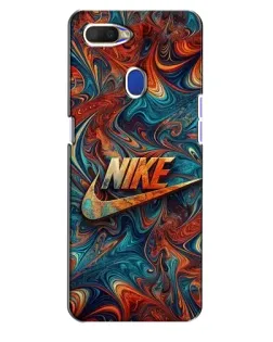 Чохол для OPPO A5s з картинкою «Nike в абстракції»