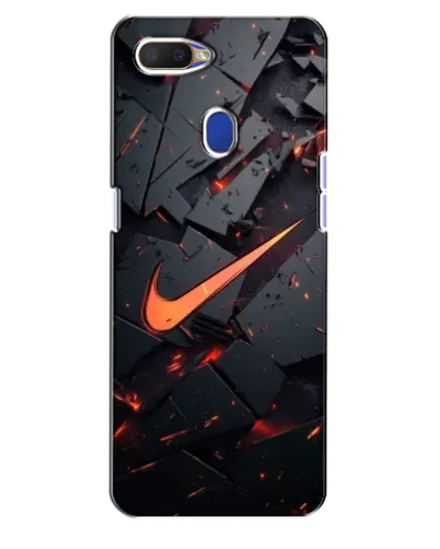 Чохол для OPPO A5s з картинкою «Nike — ефект розломів»