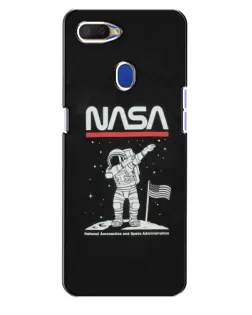 Чохол для OPPO A5s з картинкою «NASA — крокуємо по Місяцю» Чохол для OPPO A5s з картинкою «NASA — крокуємо по Місяцю»