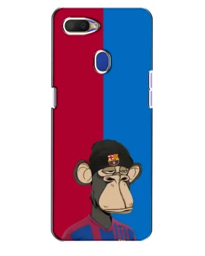 Чехол для OPPO A5s с картинкой «Bored Ape — фанат Барсы»