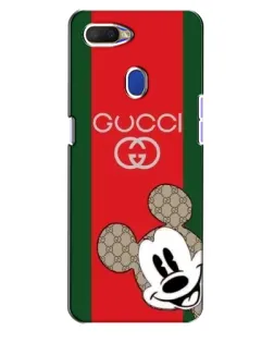 Чохол для OPPO A5s з картинкою «Gucci — смуги та Міккі»