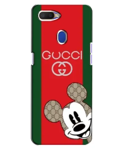Чехол для OPPO A5s с картинкой «Gucci — полосы и Микки»