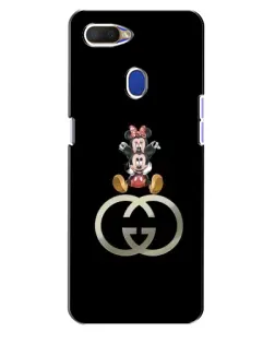 Чохол для OPPO A5s з картинкою «Мінні Маус на лого»
