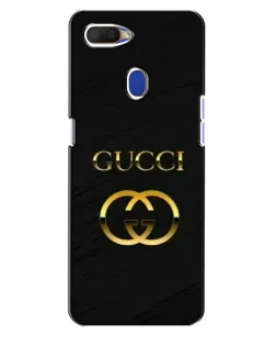 Чохол для OPPO A5s з картинкою «Золотий логотип Gucci»