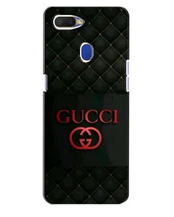 Чохол для OPPO A5s з картинкою «Gucci — стьобаний чорний»