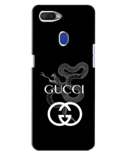 Чохол для OPPO A5s з картинкою «Gucci — срібна змія»