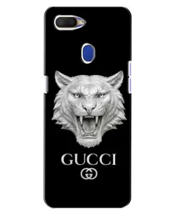 Чохол для OPPO A5s з картинкою «Gucci — срібний лев»