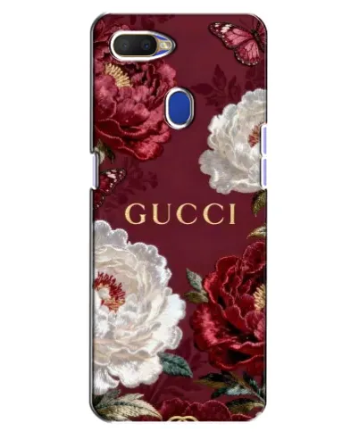 Чехол для OPPO A5s с картинкой «Gucci — бордовые розы» Чехол для OPPO A5s с картинкой «Gucci — бордовые розы»