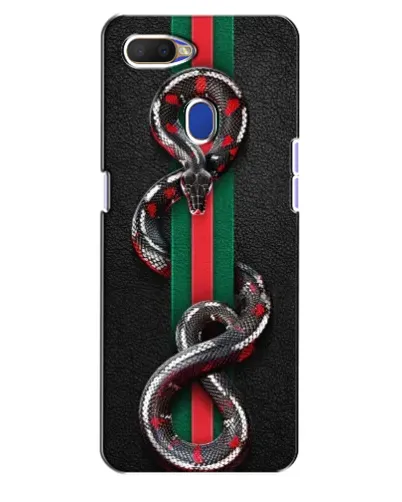 Чехол для OPPO A5s с картинкой «Gucci — змея на полосе» Чехол для OPPO A5s с картинкой «Gucci — змея на полосе»
