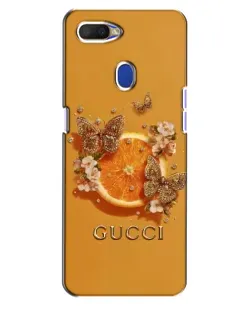 Чохол для OPPO A5s з картинкою «Gucci — золоті метелики»