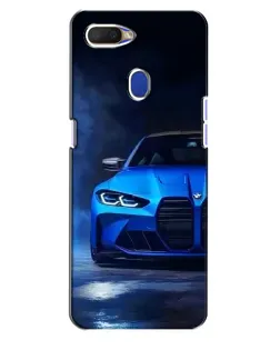 Чохол для OPPO A5s з картинкою «Блакитна BMW M4»