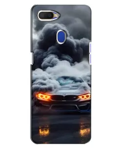 Чохол для OPPO A5s з картинкою «BMW у диму»