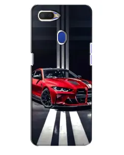 Чохол для OPPO A5s з картинкою «Червона BMW на дорозі»