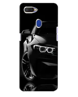 Чохол для OPPO A5s з картинкою «Чорна BMW — профіль»