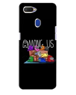Чохол для OPPO A5s з картинкою «Логотип Among Us»