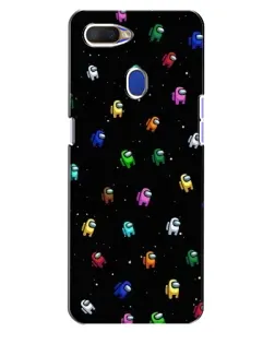 Чохол для OPPO A5s з картинкою «Екіпаж Among Us»