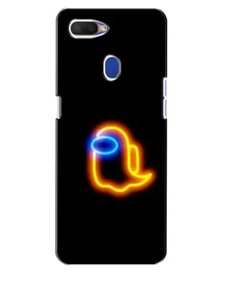 Чохол для OPPO A5s з картинкою «Among Us неонове сяйво»