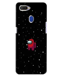 Чохол для OPPO A5s з картинкою «Червоний Among Us»
