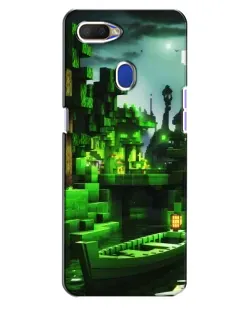 Чохол для OPPO A5s з картинкою «Minecraft лісовий пейзаж»