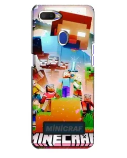 Чохол для OPPO A5s з картинкою «Minecraft герої гри»