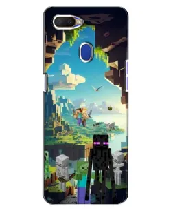 Чохол для OPPO A5s з картинкою «Ендермен у лісі»