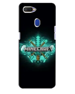 Чохол для OPPO A5s з картинкою «Minecraft Diamond лого»