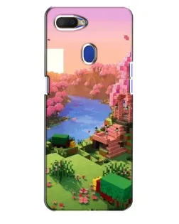 Чохол для OPPO A5s з картинкою «Рожеве дерево Minecraft»