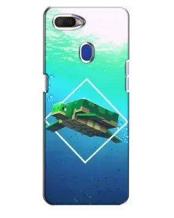 Чохол для OPPO A5s з картинкою «Черепаха Minecraft»