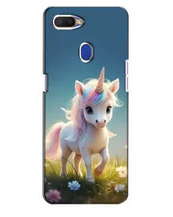 Чехол для OPPO A5s с картинкой «Единорог на поляне» Чехол для OPPO A5s с картинкой «Единорог на поляне»