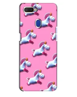 Чехол для OPPO A5s с картинкой «Единороги на розовом» Чехол для OPPO A5s с картинкой «Единороги на розовом»