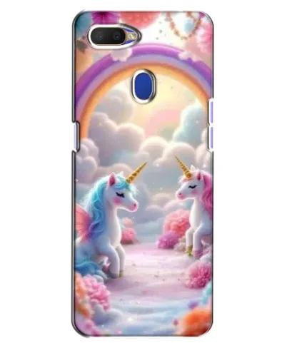 Чехол для OPPO A5s с картинкой «Радуга и единороги» Чехол для OPPO A5s с картинкой «Радуга и единороги»