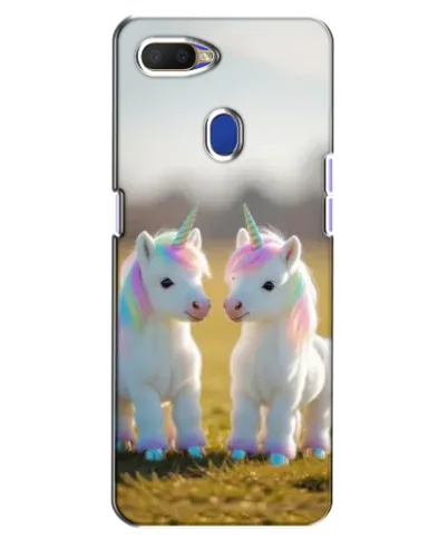 Чехол для OPPO A5s с картинкой «Пара единорогов» Чехол для OPPO A5s с картинкой «Пара единорогов»