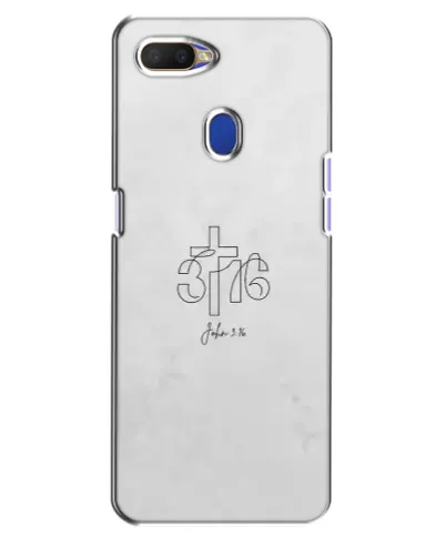 Чехол для OPPO A5s с картинкой «Иоанна 3:16 Крест»