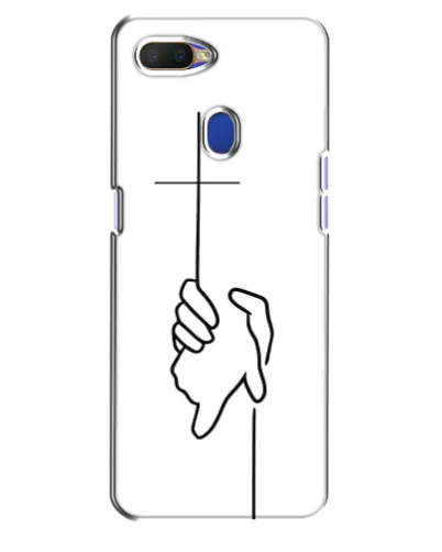 Чехол для OPPO A5s с картинкой «Рука держит»