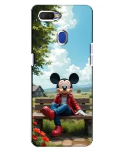 Чехол для OPPO A5s с картинкой «Микки на скамейке» Чехол для OPPO A5s с картинкой «Микки на скамейке»