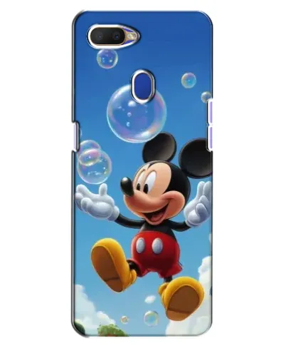 Чехол для OPPO A5s с картинкой «Mickey и мыльные пузыри»