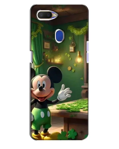 Чехол для OPPO A5s с картинкой «Микки в мастерской»
