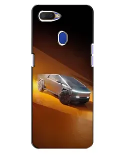 Чохол для OPPO A5s з картинкою «Cybertruck у пустелі»
