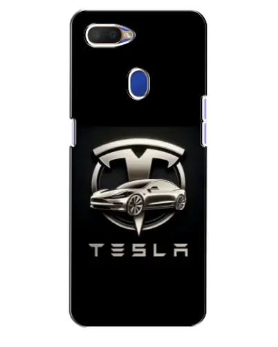 Чохол для OPPO A5s з картинкою «Tesla — срібне авто» Чохол для OPPO A5s з картинкою «Tesla — срібне авто»