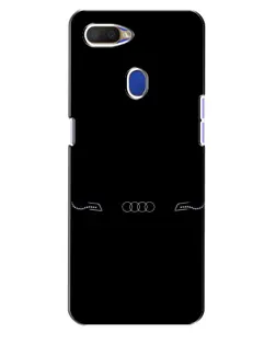 Чохол для OPPO A5s з картинкою «Audi — світловий підпис»