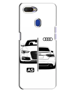 Чохол для OPPO A5s з картинкою «Audi — контрастний дизайн»