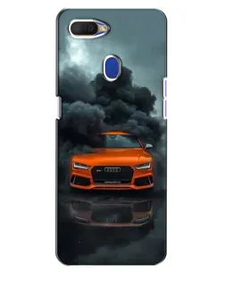 Чохол для OPPO A5s з картинкою «Audi у хмарах диму»
