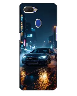 Чохол для OPPO A5s з картинкою «Нічне місто та Audi»