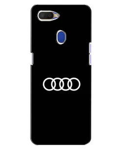 Чохол для OPPO A5s з картинкою «Audi White Logo»