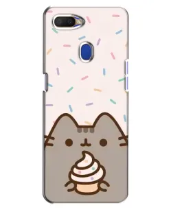 Чохол для OPPO A5s з картинкою «Пушин з кексом»