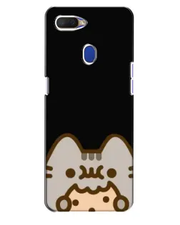 Чохол для OPPO A5s з картинкою «Пушин на чорному»