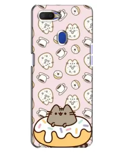 Чохол для OPPO A5s з картинкою «Пушин на пончику»