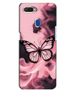 Чохол для OPPO A5s з картинкою «Метелик у диму»